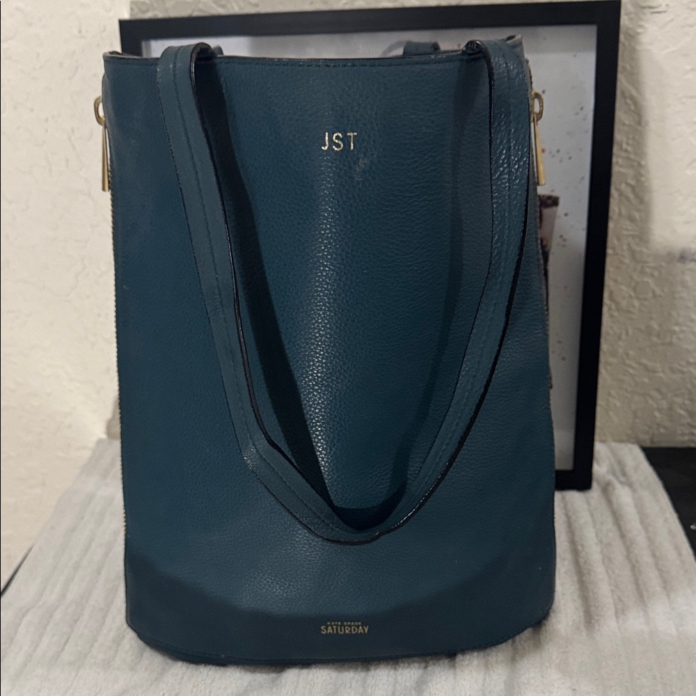 Kate Spade Teal Leather Tote